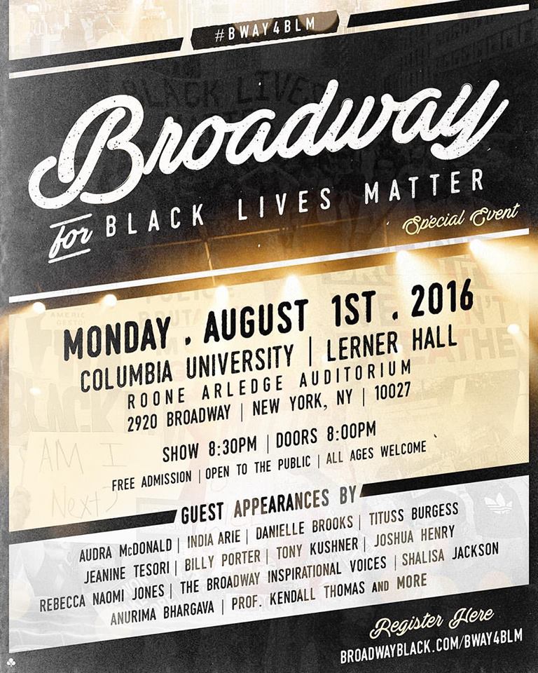 Black Lives Matter for Broadway